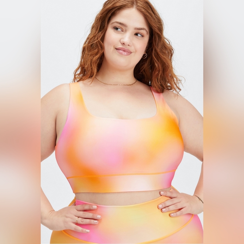 NWT Fabletics Harlyn Reversible Midi Medium Impact Sports Bra Plus Size 2x